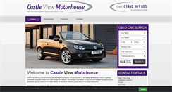 Desktop Screenshot of castleviewmotorhouse.co.uk